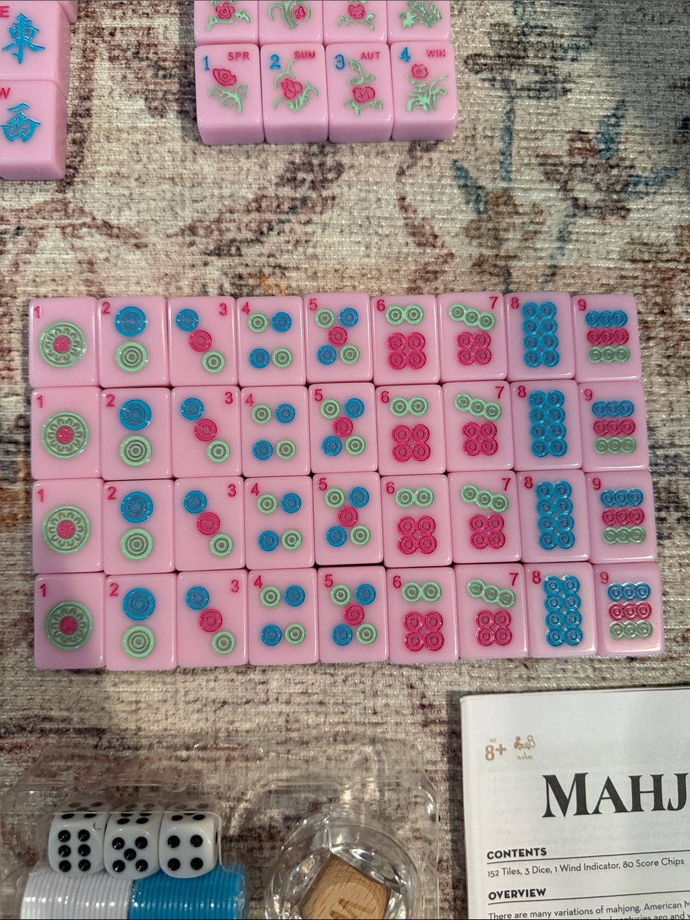 Hobby Lobby MahJong Set — Pink - Picture 6 of 10